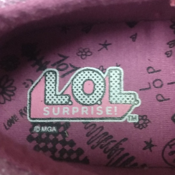 LOL SURPRISE! Size 10 kids shoes pink/purple - Picture 11 of 12